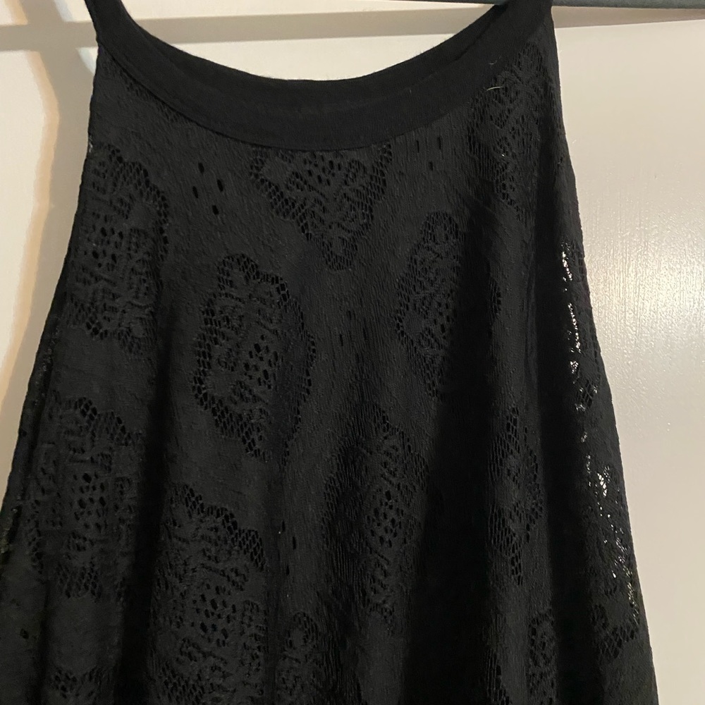 Crochet Double Layer Split Back Tank Top - image 4